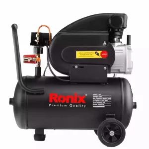 نمای سمت چپ کمپرسور باد 25 لیتری رونیکس مدل RC-2510