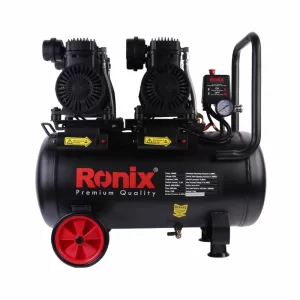 نمای راست کمپرسور باد 50 لیتری رونیکس مدل RC-5013