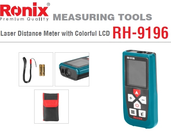 نمایی از متر لیزری 60 متری رونیکس مدل RH-9196 (1)