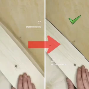 برش چوب با کمک واشر فلزی