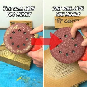 آموزش پاک کردن صمغ چوب از صفحه سنباده