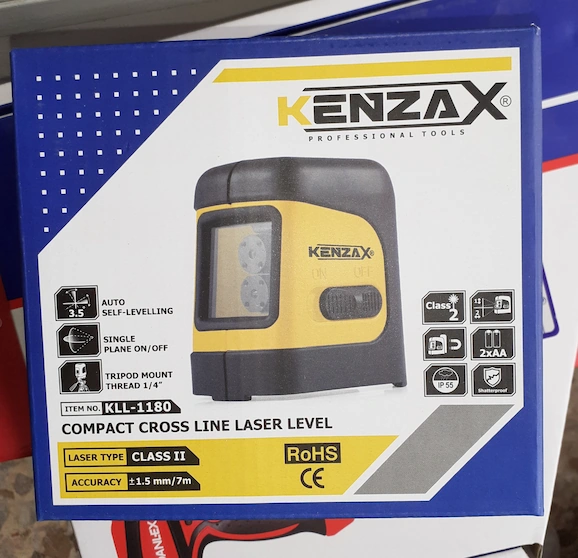 جعبه بسته بندی رنگی تراز لیزری کنزاکس مدل KLL-1180