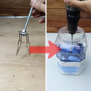آموزش ساخت همزن با دریل و زنجیر
