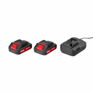 شارژر با قابلیت شارژ سریع کیت دریل چکشی شارژی 20 ولت رونیکس مدل RS-8619