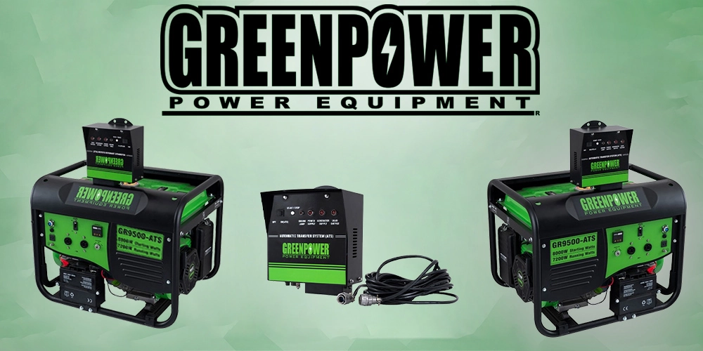 کاور موتور برق ۸۰۰۰ وات گرین پاور مدل GR9500ATS