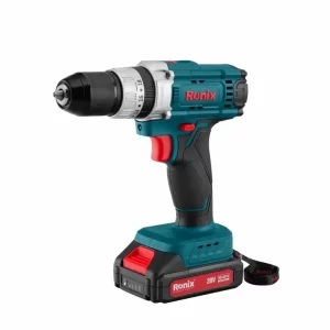 کیت دریل چکشی شارژی 20 ولت رونیکس مدل RS-8619