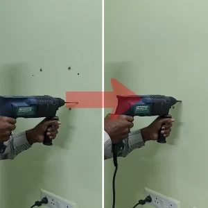 تفاوت دریل کاری در حالت ساده و چکشی