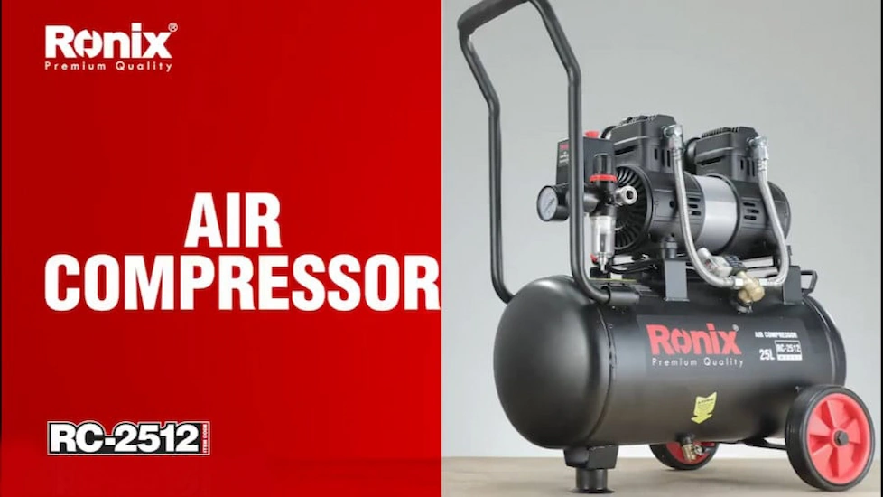 کاور انگلیسی کمپرسور باد 25 لیتری رونیکس مدل Rc-2512