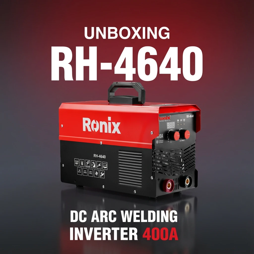 نماییی از اینورتر جوشکاری 400 آمپر رونیکس مدل RH-4640