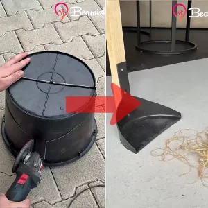 ساخت جارو خاک انداز با کمک سطل پلاستیکی