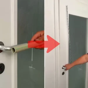 ساخت قفل دستگیره در با لوله پی وی سی