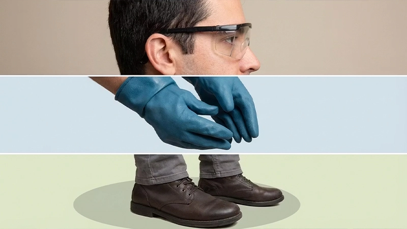 تجهیزات ایمنی مناسب علف زن