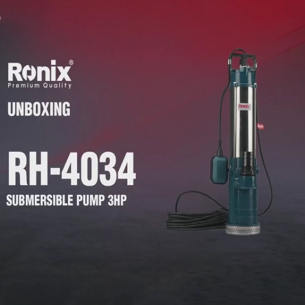 عکس پمپ کف کش 3 اسب بخار رونیکس مدل RH-4034