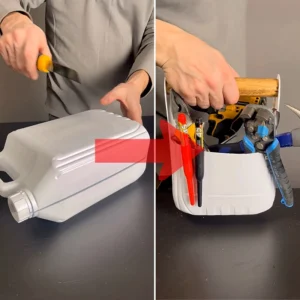 نحوه ساخت جعبه ابزار با ظرف پلاستیکی