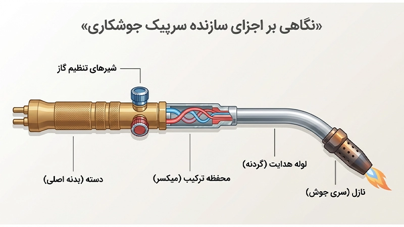 تصویری از سرپیک جوشکاری