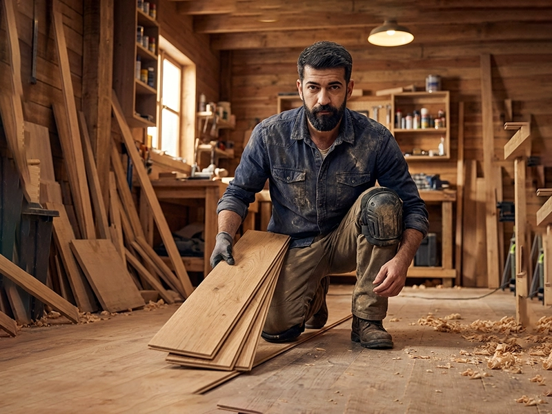 روش برش چوب و لمینت پارکت