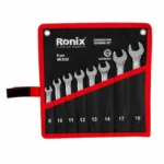 آچار سری ۸ عددی یکسر تخت یکسر رینگ رونیکس مدل RH-2157