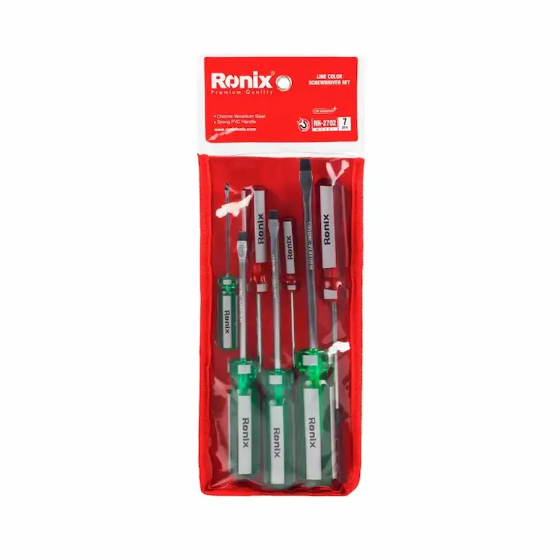 ست پیچ گوشتی کیفی ۷ عددی رونیکس مدل RH-2702