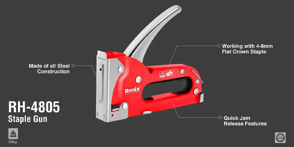 برگه راهنما منگنه کوب دستی رونیکس مدل RH-4805