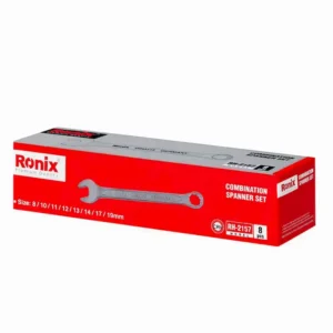 جعبه آچار سری ۸ عددی یکسر تخت یکسر رینگ رونیکس مدل RH-2157