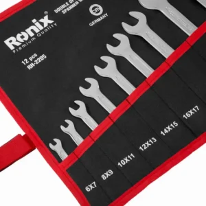 نمایی از آچار سری ۱۲ عددی دو سر تخت رونیکس مدل RH-2205