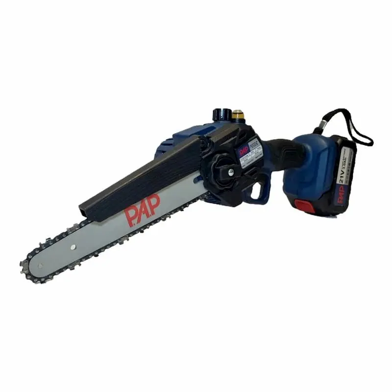 اره زنجیری شارژی 20 سانتی متر دو باتری 21 ولت PAP مدل CCS-2150